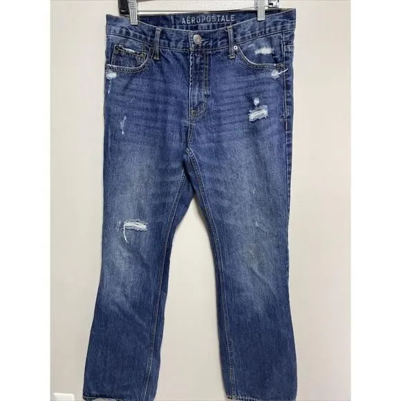 Product image for Aeropostale blue jeans size 31/32 Slim bootcut Cotton