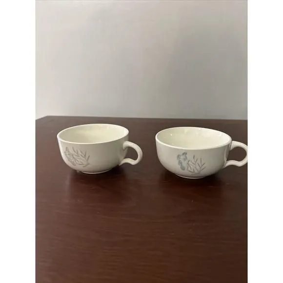 Product image for 1950 -60's LOT OF 2 CUPS ROYAL STETSON MAYTIME UNDERGLAZE USA