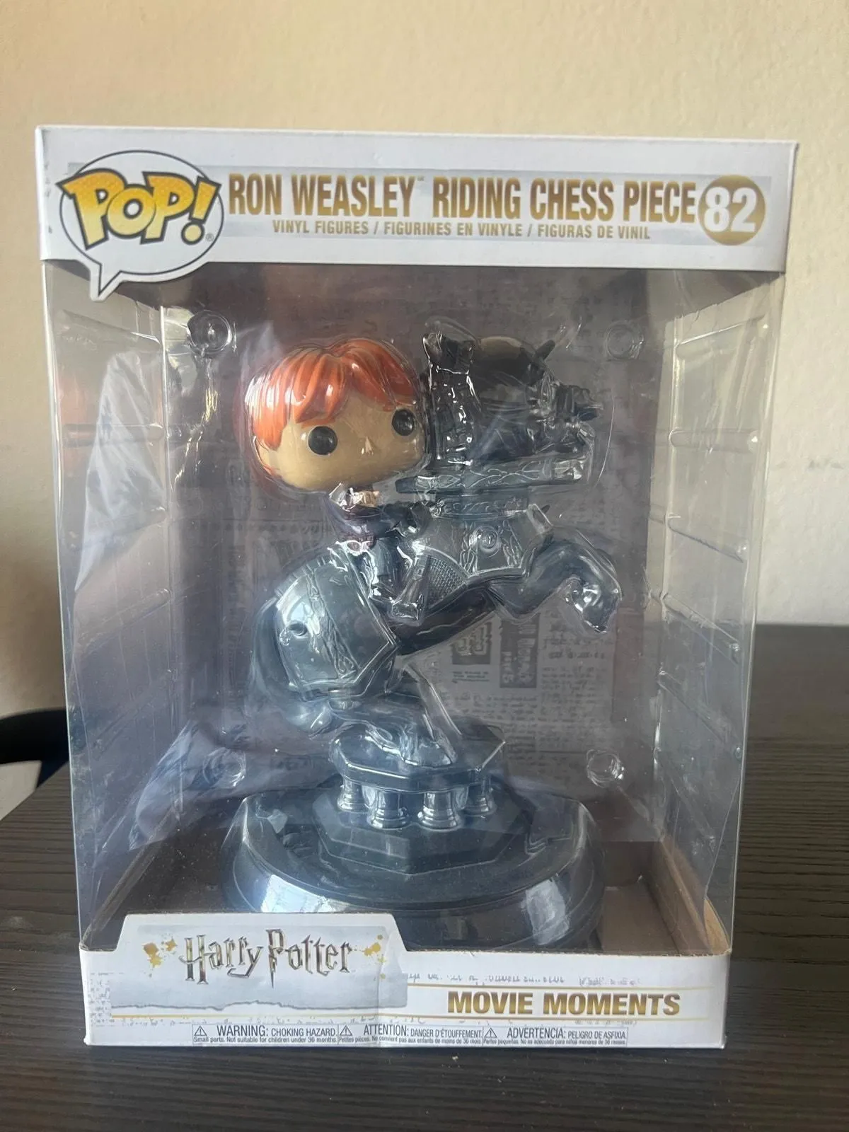 Product image for VAULTED JUMBO Ron Weasley Riding Chess Piece Funko Pop #82 Harry Potter Stone