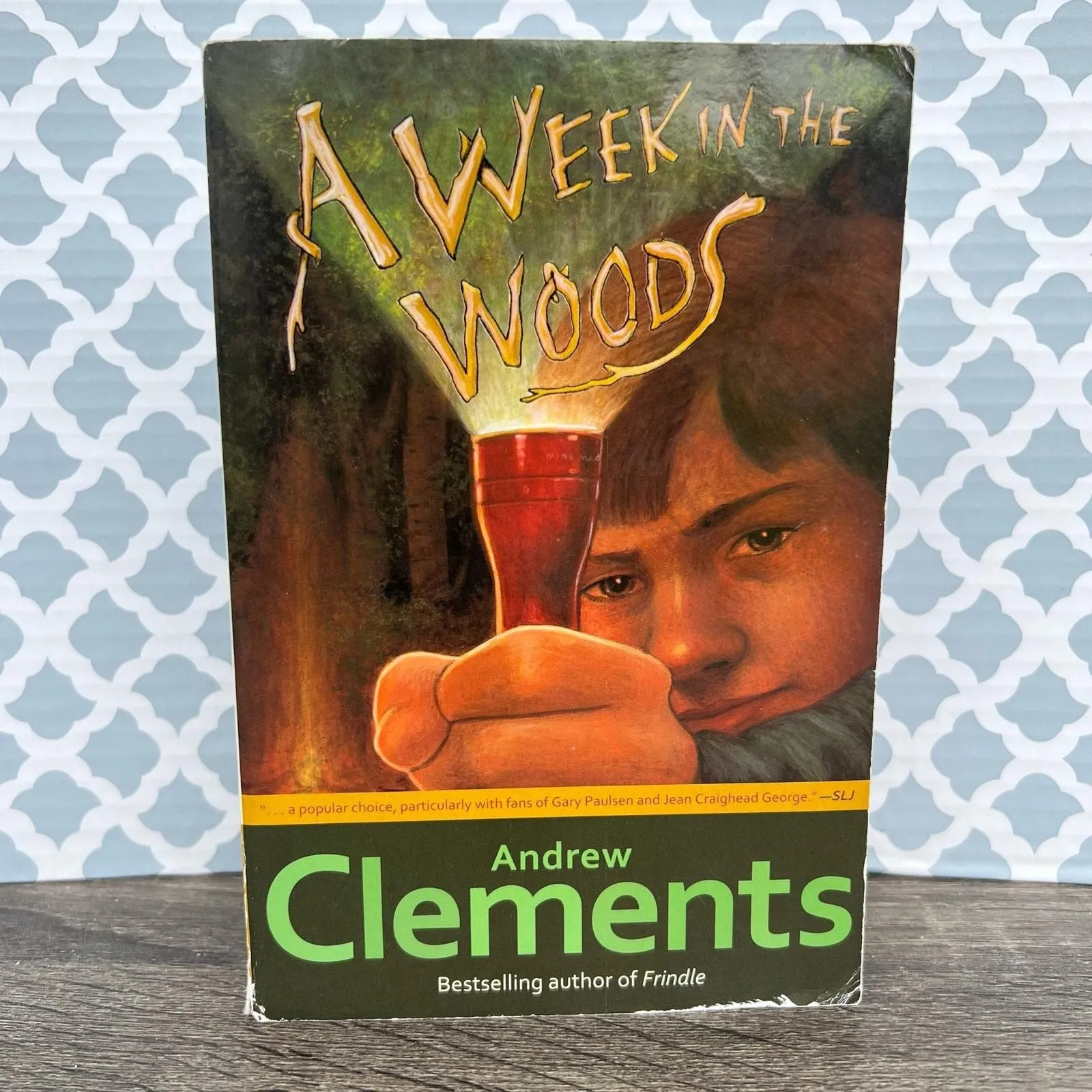 Product image for A Week in the Woods by Andrew Clements Paperback Book Pre-Loved - Softcover - Andrew Clements - Childrens - good