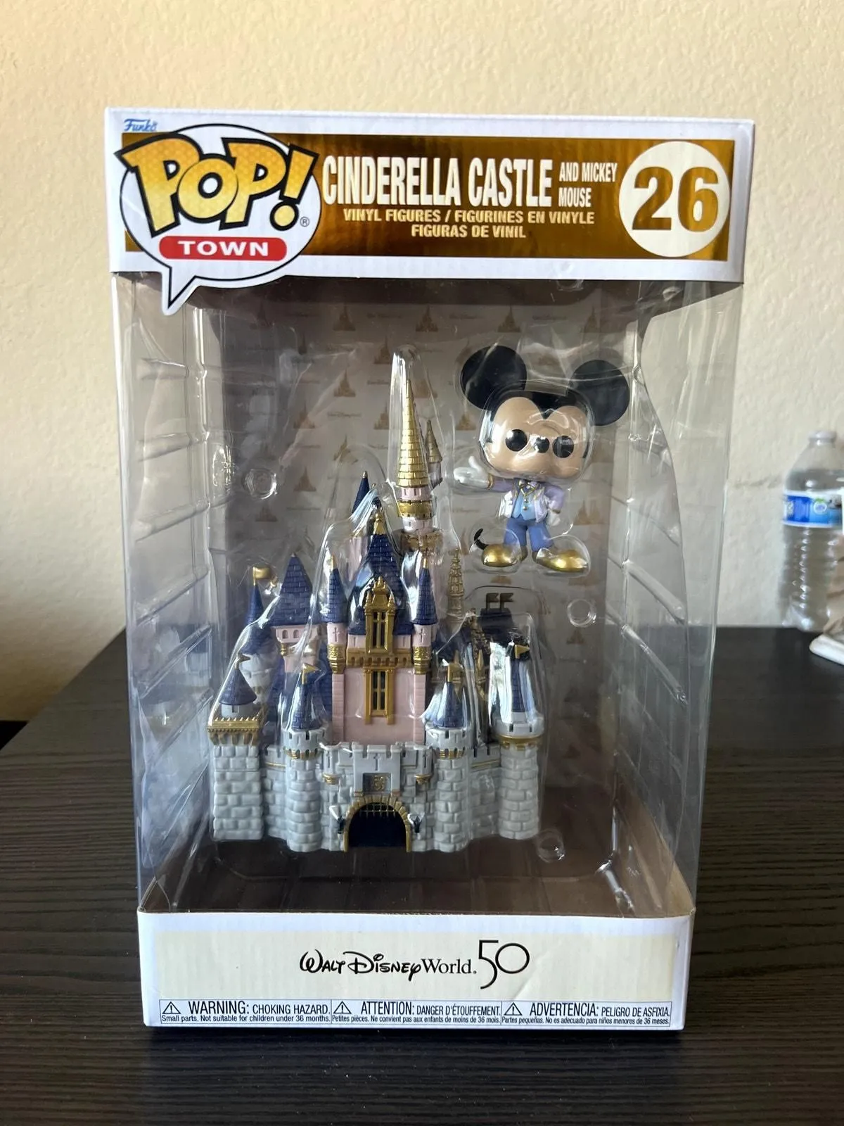 Product image for VAULTED Cinderella Castle w/ Mickey Mouse Funko Pop TOWN #26 Disney Disneyland