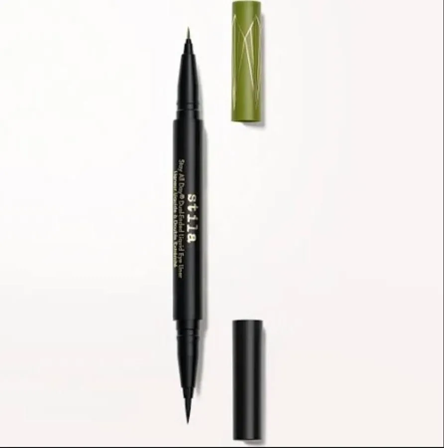 Product image for $32 Stila Stay All Day Dual Ended Liquid Eyeliner .33fl oz Intense Black/Mojito