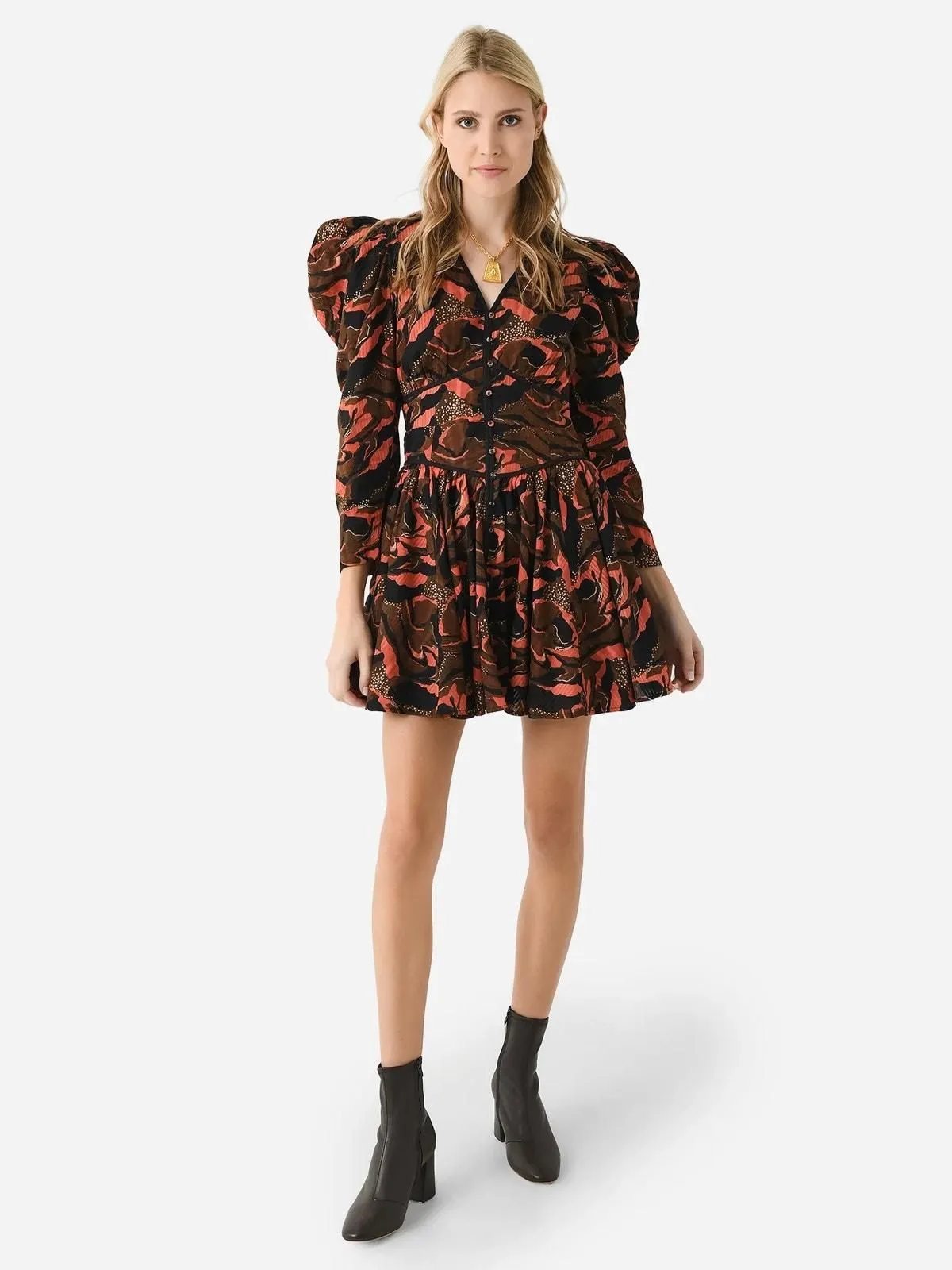 Product image for Cleobella Reagen Mini Dress in Canyon size L NWT - new-without-tags - Cleobella