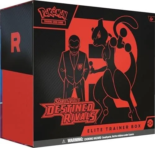 Product image for Pokemon TCG: Scarlet & Violet - Destined Rivals Elite Trainer Box - 9 Packs, Accessories, Promo