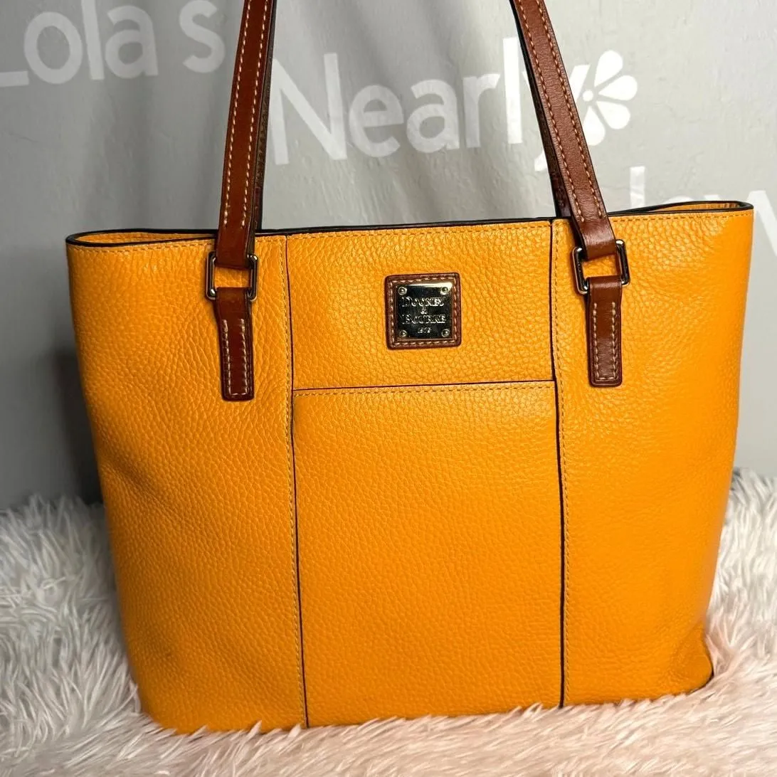 Product image for DOONEY & BOURKE Orange Pebbled Grain Lexington Tote