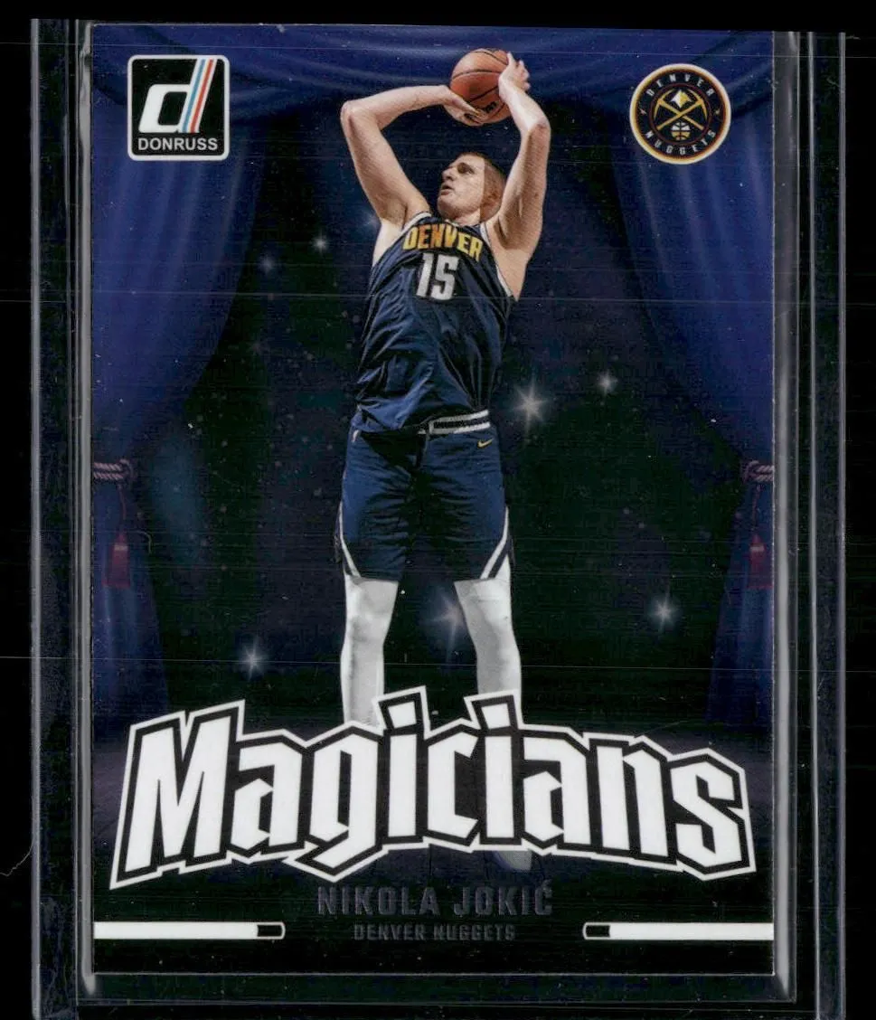 Product image for 2024-25 Donruss #10 Nikola Jokic Magicians Denver Nuggets