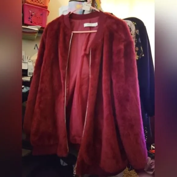 Product image for Just fable red jacket Size Large