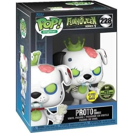 Product image for Funko POP! Digital: FunkoWeen Series 1 Proto as Zombie 228 - Glows in the Dark (Limited to 2500 Pcs)