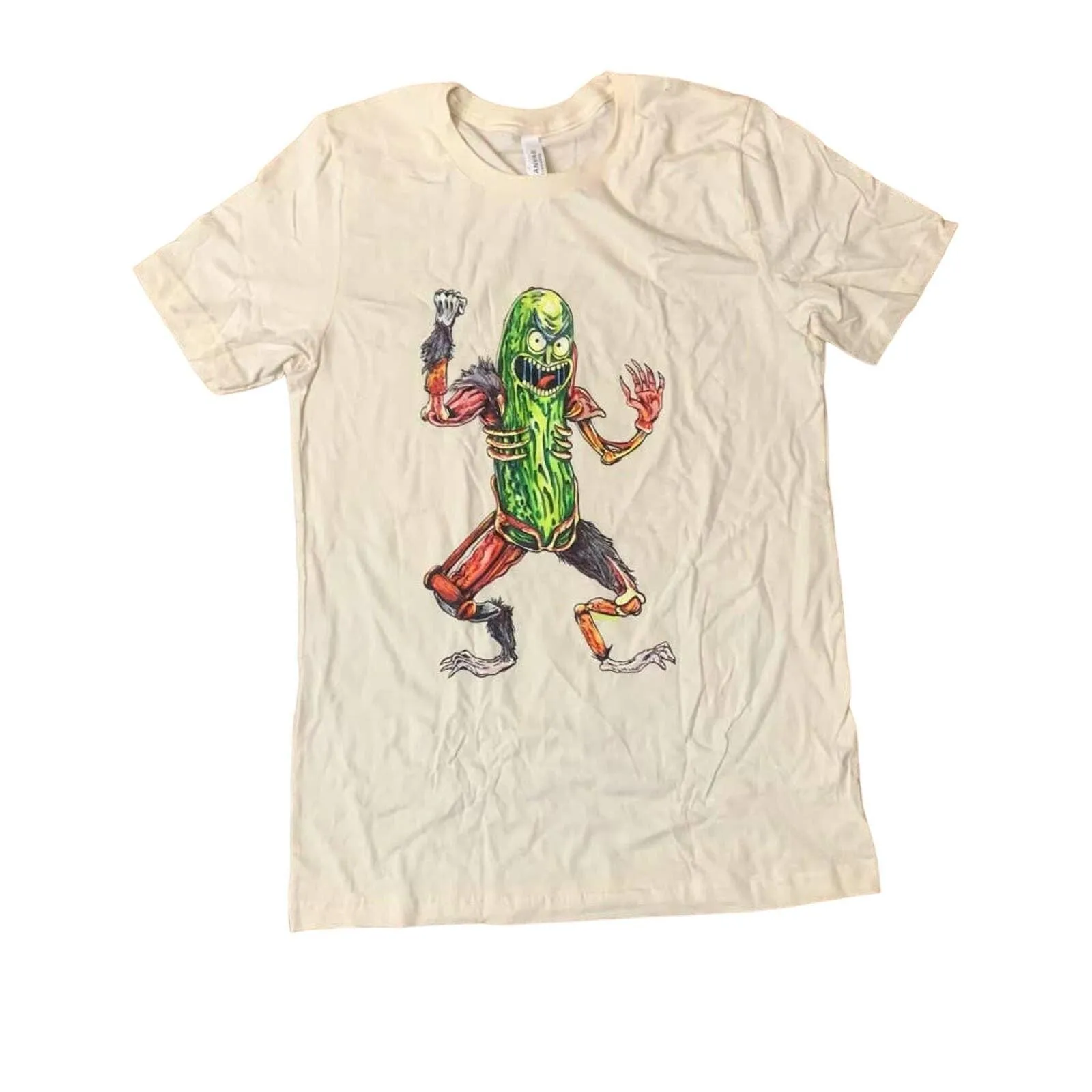 Product image for Bella + Canvas Pickle Rick Graphic Tee (M) - new-without-tags
