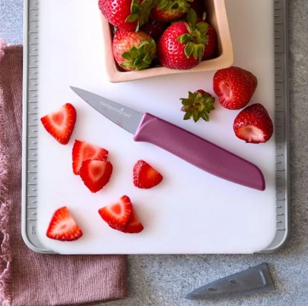 Product image for NEW Pampered Chef Coated Paring Knife Item # 100839 - new-with-box