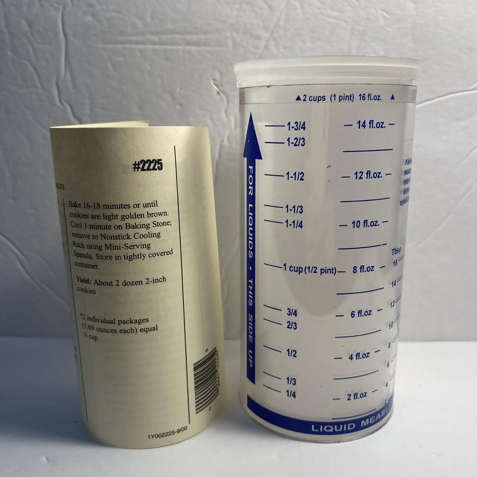 Product image for The Pampered Chef Measure All 2 Cup #2225 Measuring Push Up Wet Dry Ingredients