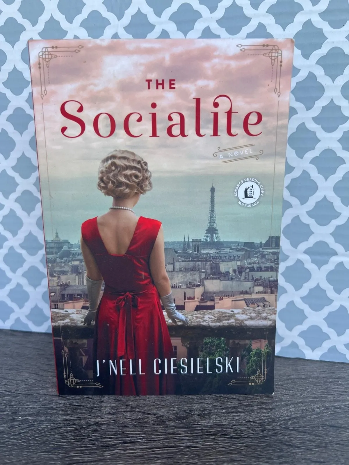 Product image for The Socialite by J'Nell Ciesielski Signed Paperback Book Pre-Loved - Historical Fiction - Signed - J'Nell Ciesielski - Softcover - like-new