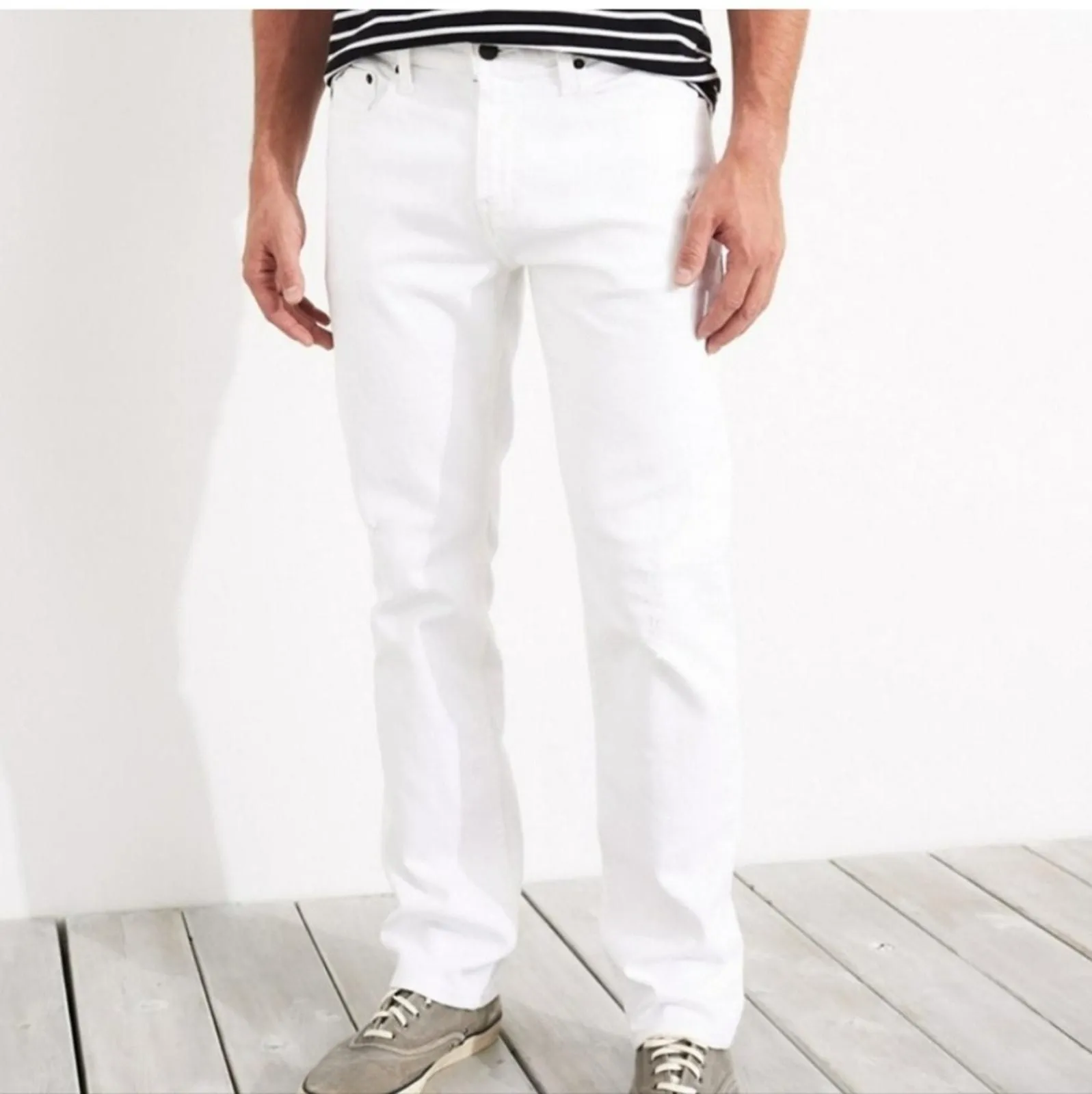 Super Skinny Jeans Hollister White Jeans Hollister Men's White Epic