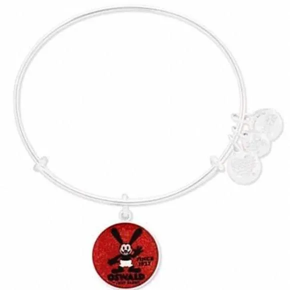 Product image for Disney Parks Alex And Ani Bracelet Oswald 90th Anniversary Silver