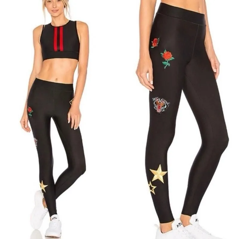 Product image for Ultracor patchwork black leggings size S - pre-owned---excellent - ULTRACOR