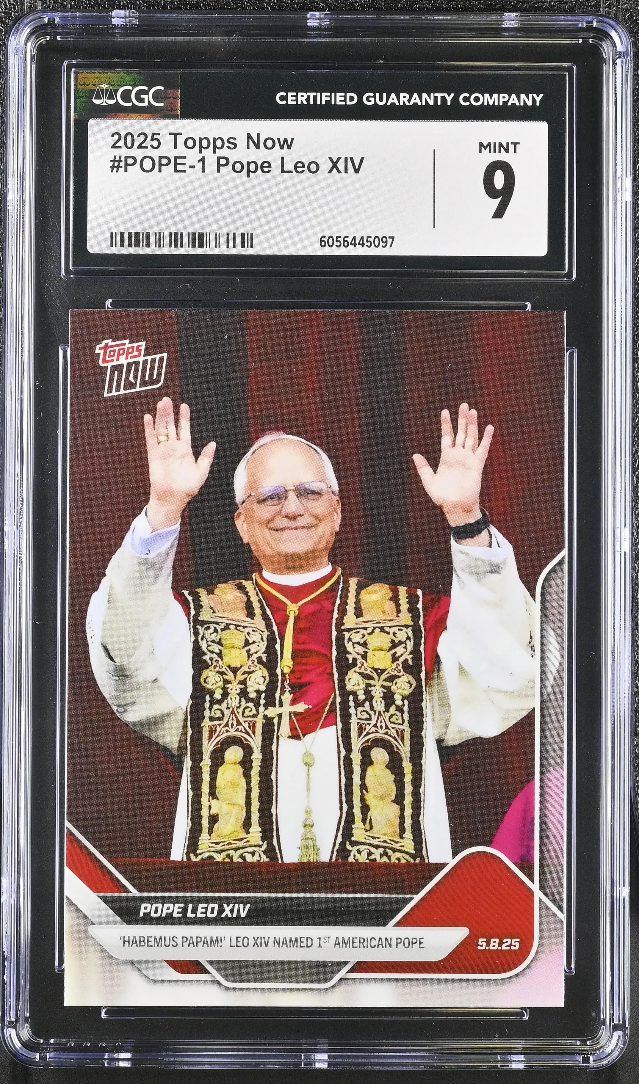 Product image for 2025 Topps Now #POPE-1 CGC 9