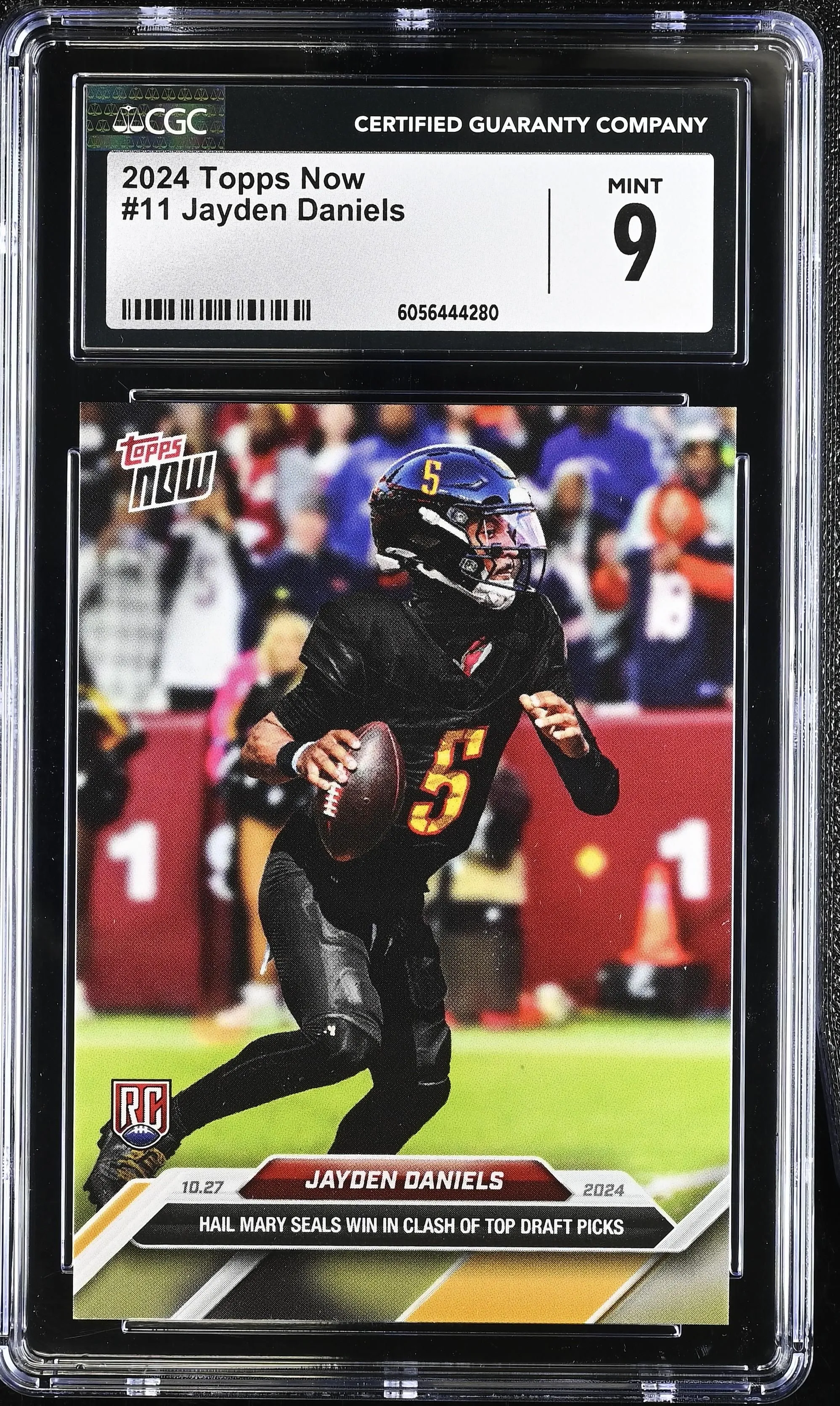 Product image for 2024 Topps Now Jayden Daniels #11 CGC 9