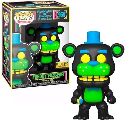 Product image for Five Nights At Freddy's - Freddy Fazbear - #955 - Blacklight Special Edition - Games - Funko Pop!