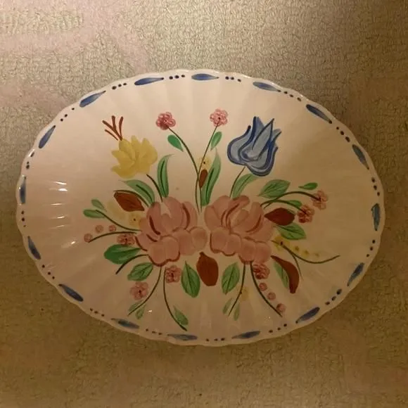 Product image for Vintage oval serving platter