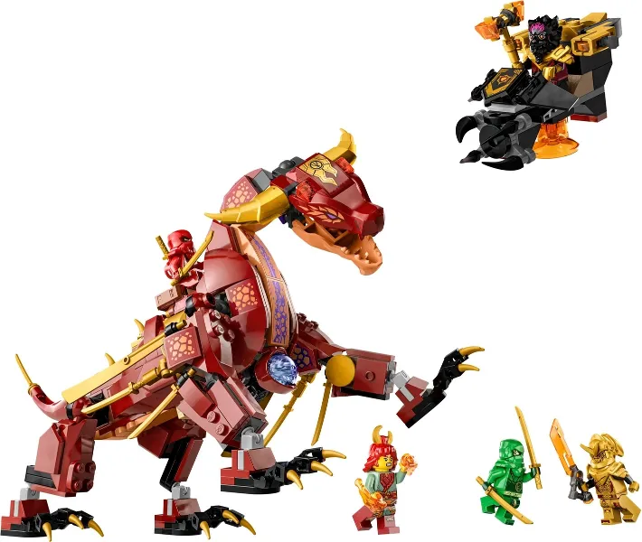 Product image for NINJAGO - 71793 - Heatwave Transforming Lava Dragon