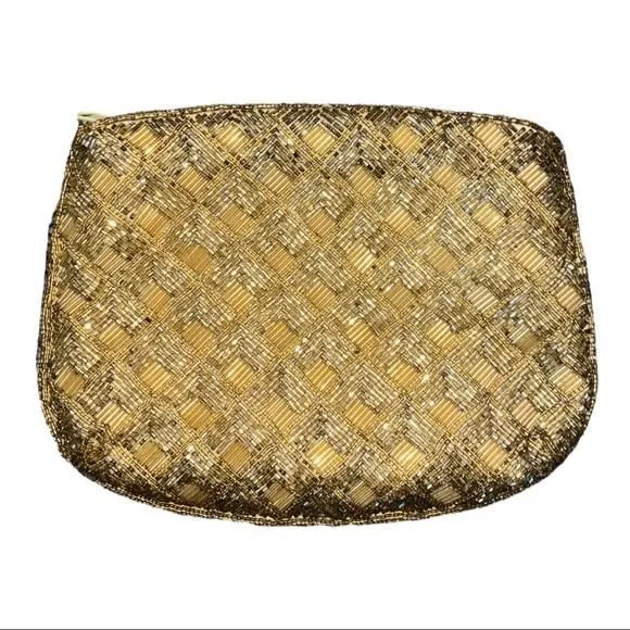 Product image for Beaded gold clutch 👛