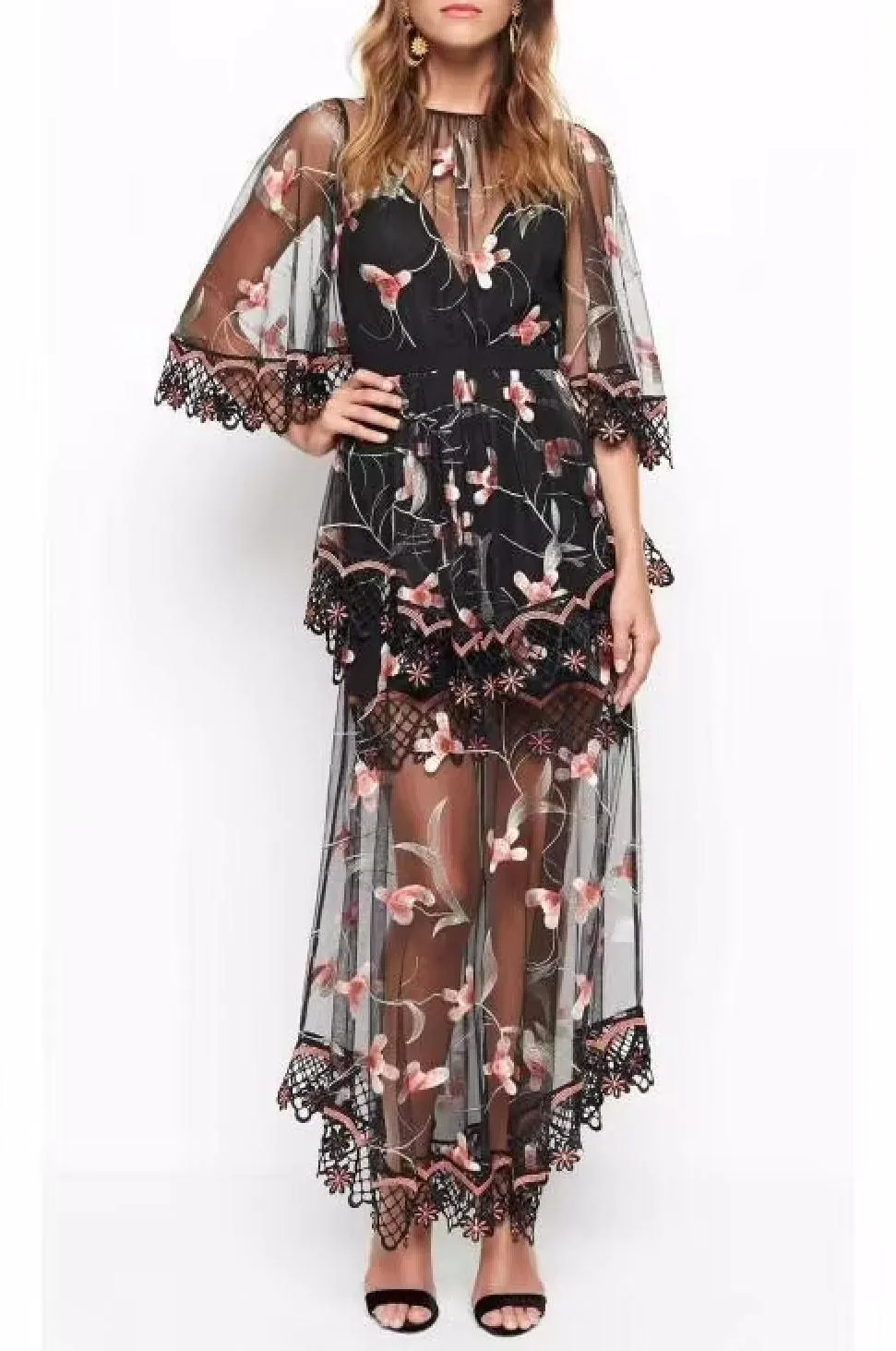 Product image for Alice McCall Marigold Dress in Black Sugar Plum - Size 8 - New - new-without-tags - Alice McCall