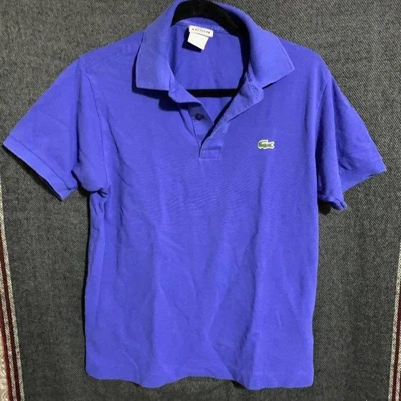 Product image for Sz S blue lacoste polo