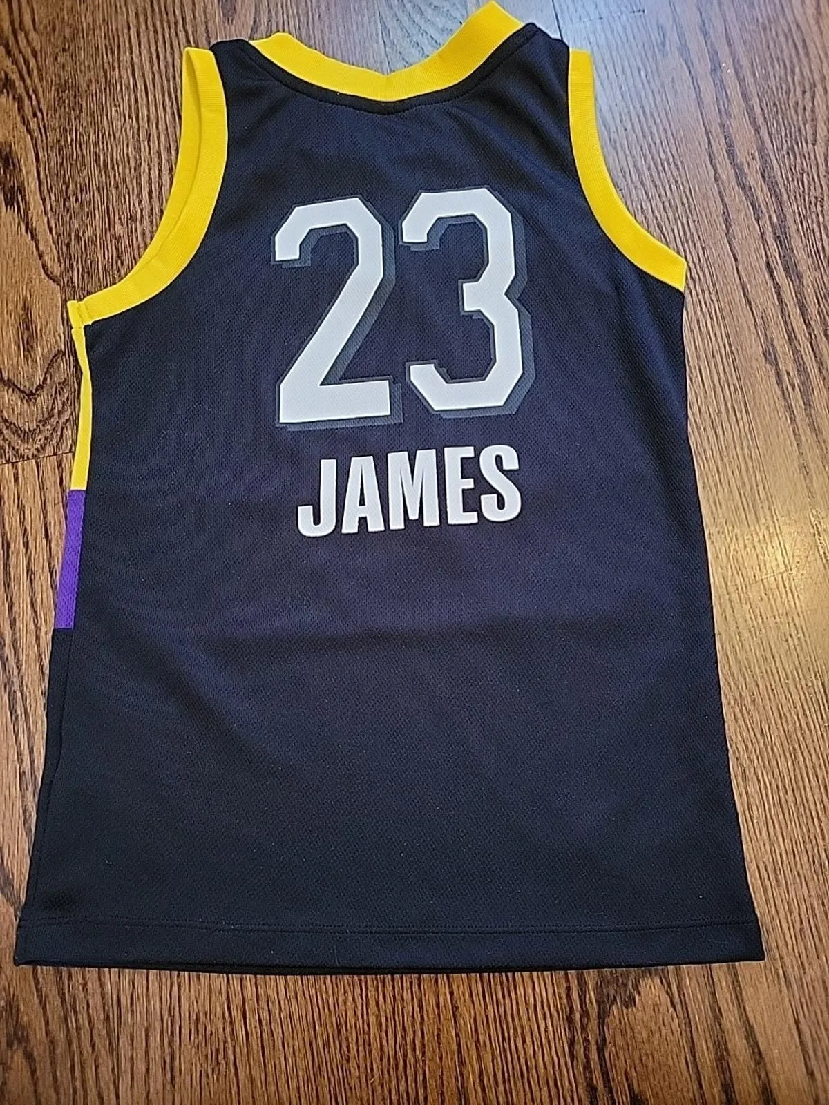 Product image for Lebron James Los Angeles Lakers Jersey Basketball Youth Small 8-9 Boys