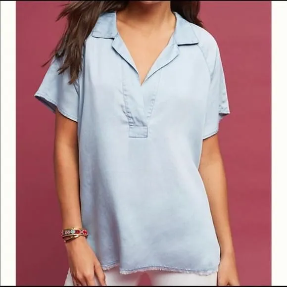Product image for nwot xs Chambray Top