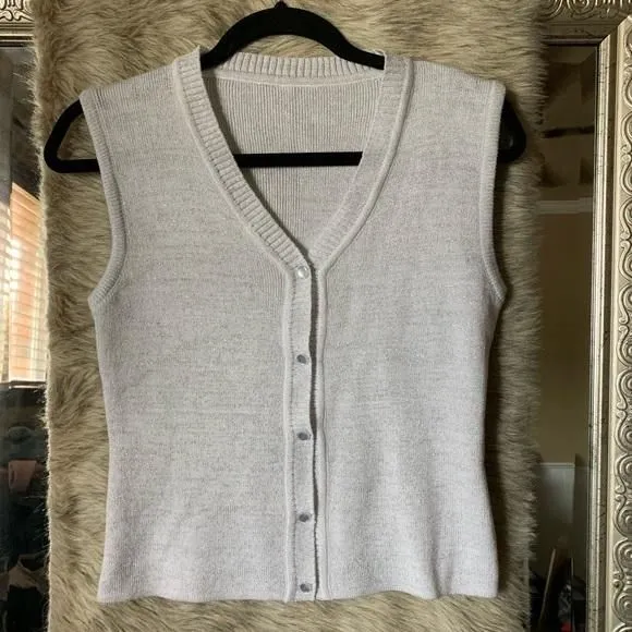 Product image for S silver sweater vest
