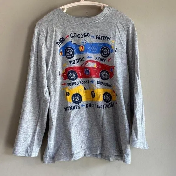 Product image for 5/$20 H&M Boys long sleeves gray T-shirt size 4-6