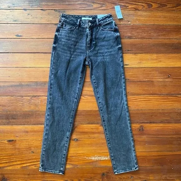 Product image for PacSun NWT mom jean in Beverly Black 22"