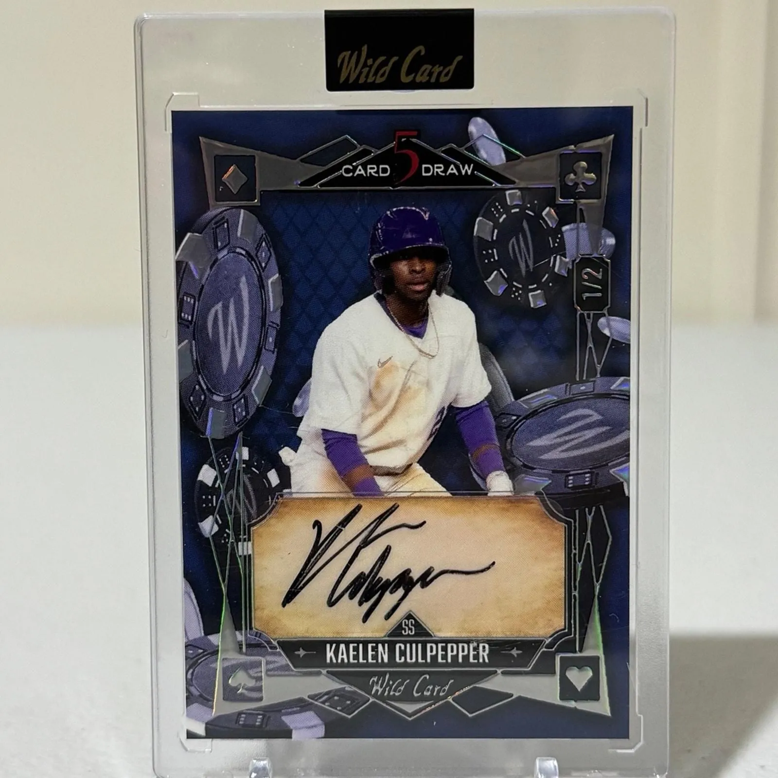 Product image for Kaelen Culpepper 2024 Wild Card 5 Card Draw Auto Autograph Minnesota 1/2