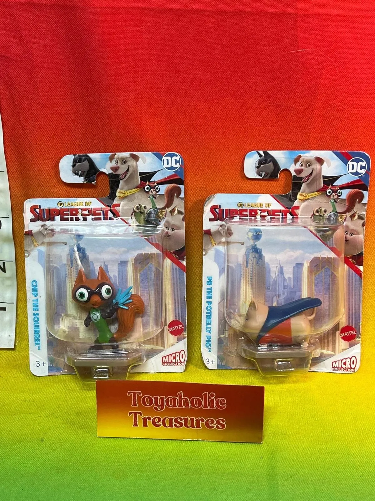 Product image for DC League Of Super Pets Micro Collection Figures 