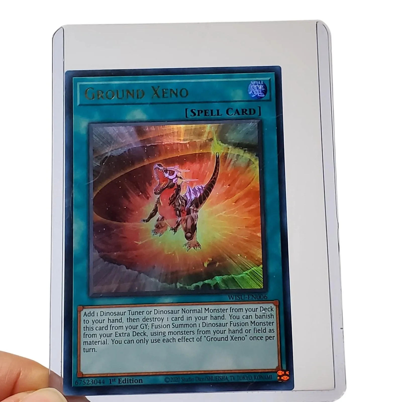 Product image for Ground Xeno Error Holo Bleed WISU-EN006 Ultra Rare Near Mint 1st Yu-Gi-Oh! Card