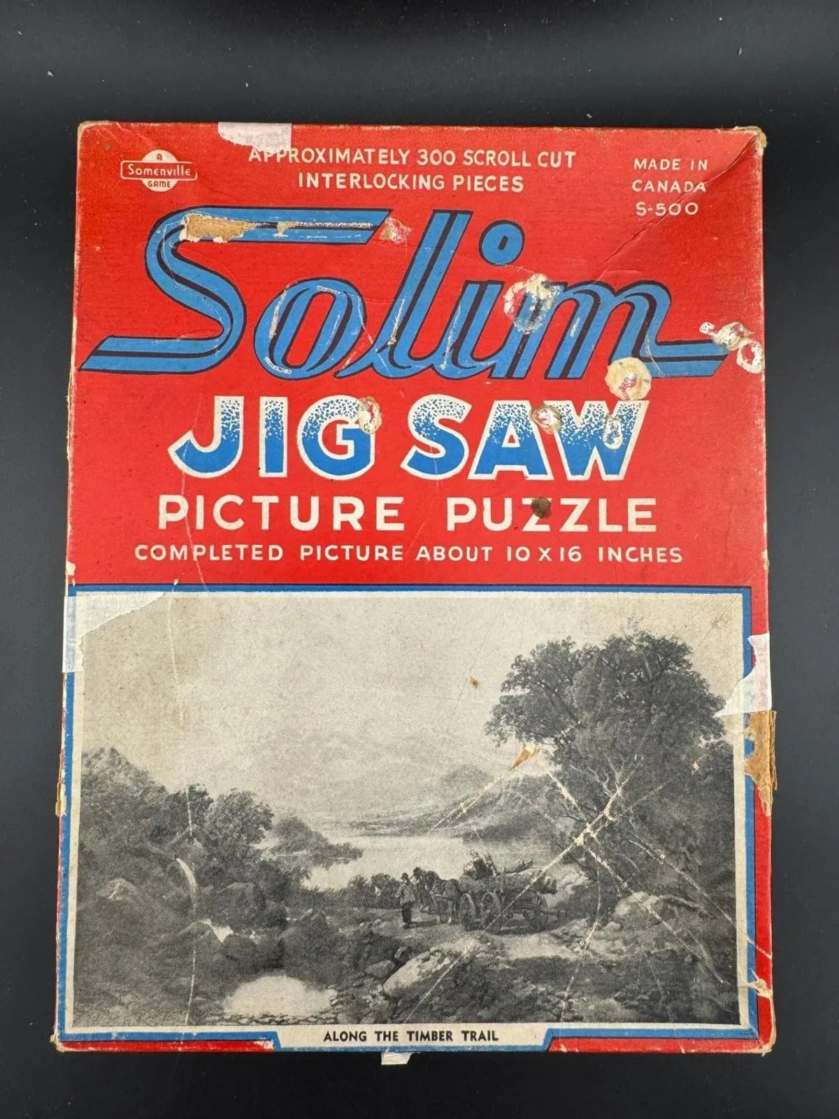 Product image for Vintage Solim Puzzle - Along the Timber Trail