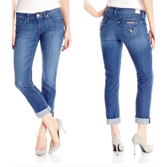 Product image for HUDSON JEANS HUDSON JEANS BACARA STRAIGHT FLOOD CUFFED JEAN $189