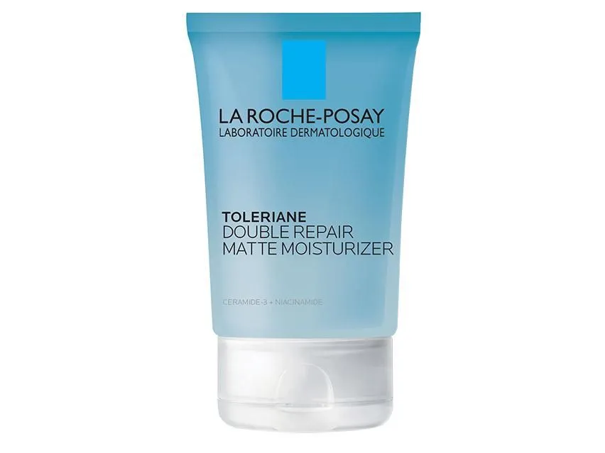 Product image for La Roche Posay, Toleriane Double Repair Matte Face Moisturizer, Daily Gel Face Moisturizer with Cera