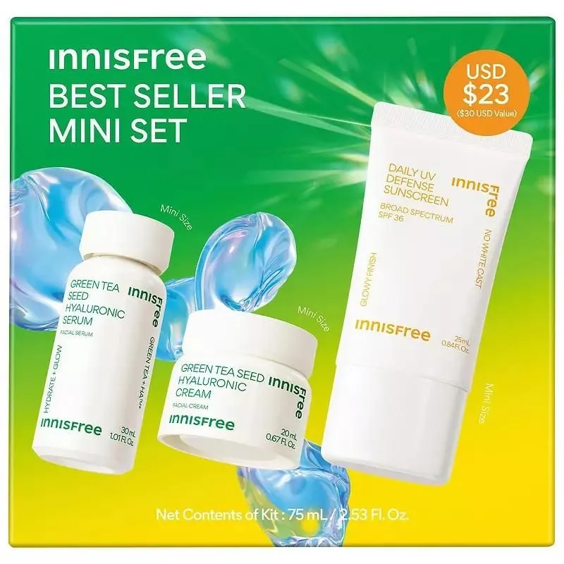 Product image for Innisfree Hydrate + Protect Bestseller Minis Set