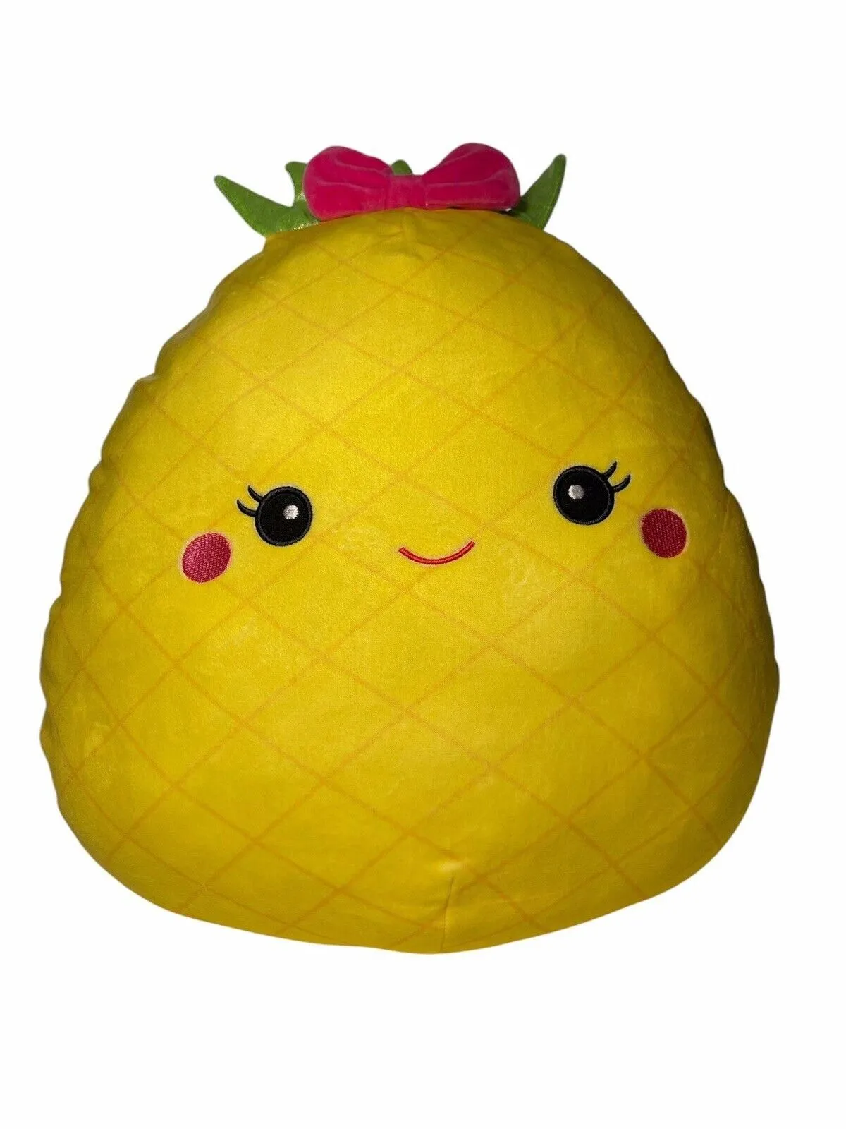 Product image for Squishmallows Fruit Lulu the Yellow Pineapple 16" Inches Plush Doll Kellytoy - used