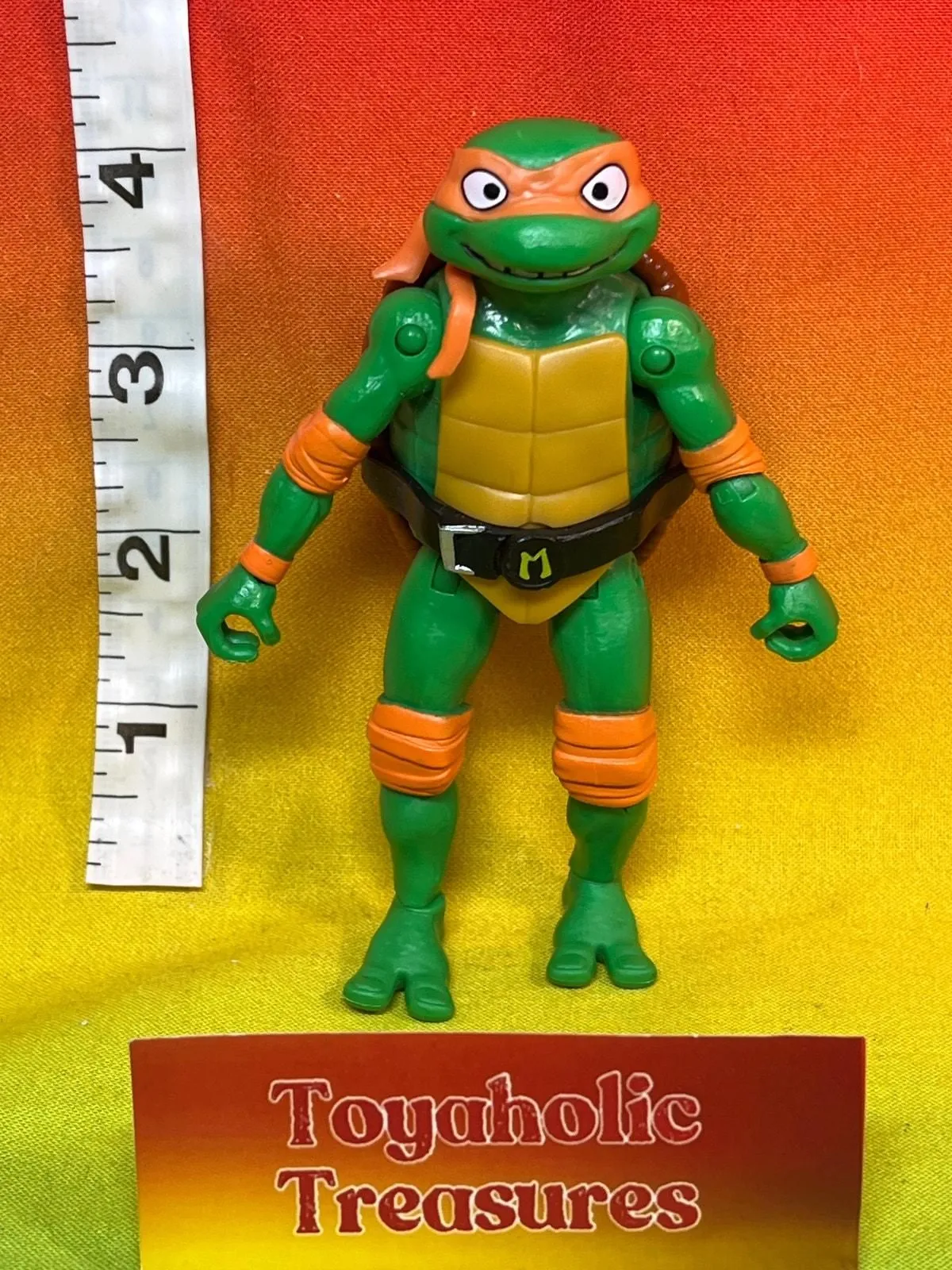 Product image for Teenage Mutant Ninja Turtles Mutant Mayhem Michelangelo Action Figure TMNT
