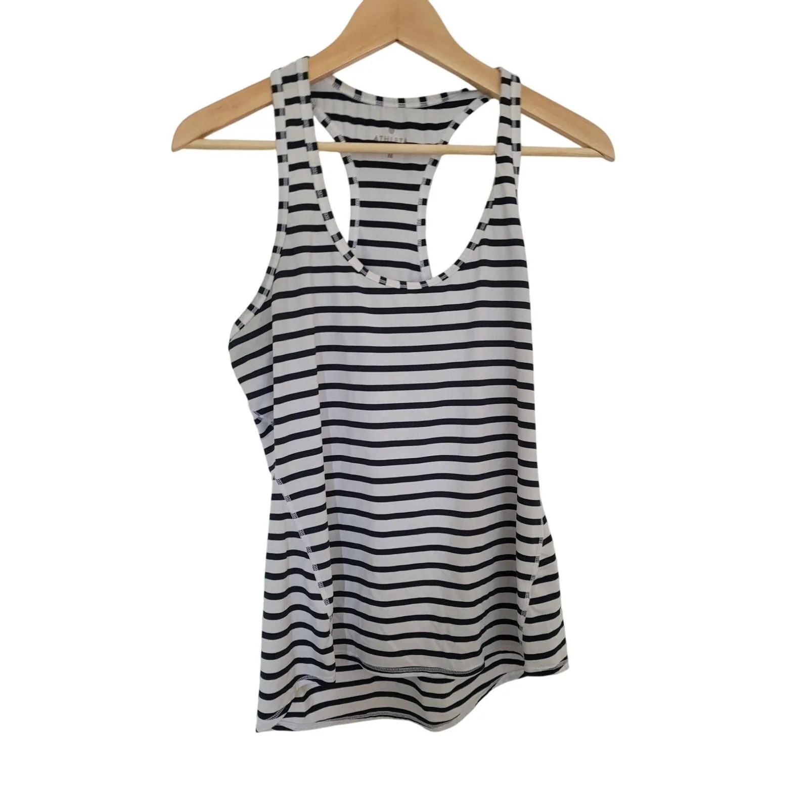 Product image for Athleta Striped Racerback Tank Top  - Tops - M - pre-owned---excellent - Athleta