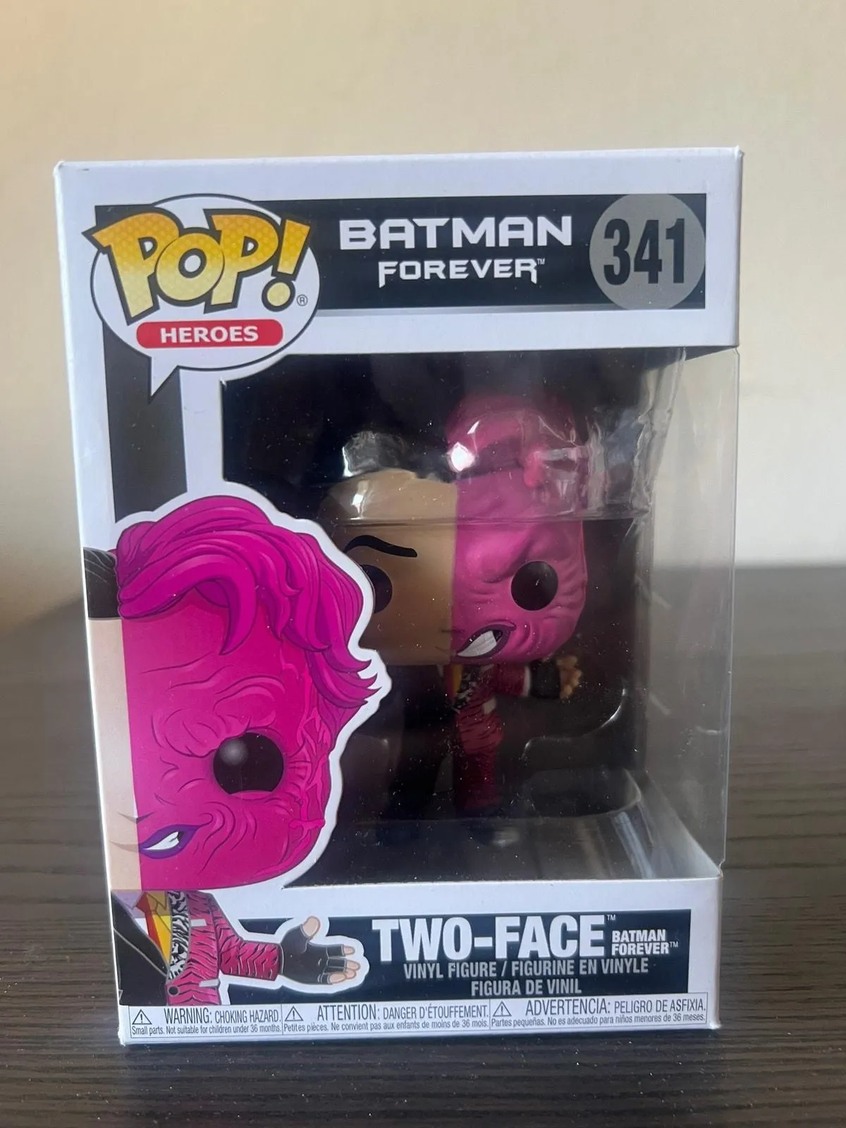 Product image for VAULTED Two-Face Batman Forever Funko Pop #341 DC Comics Tommy Lee Jones Heroes