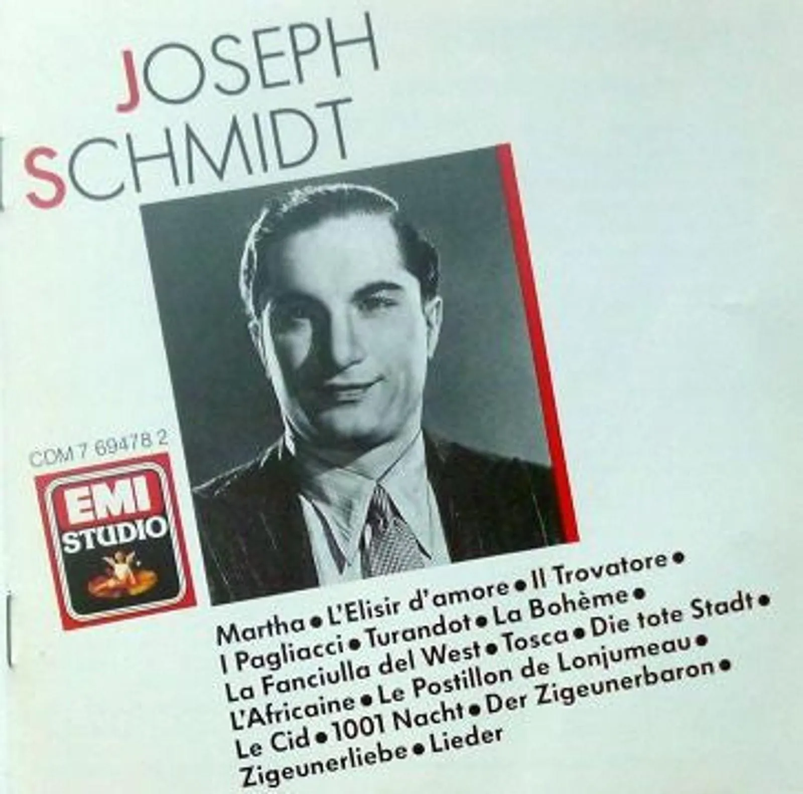 Product image for Joseph Schmidt - Joseph Schmidt (CD, Comp, Mono)