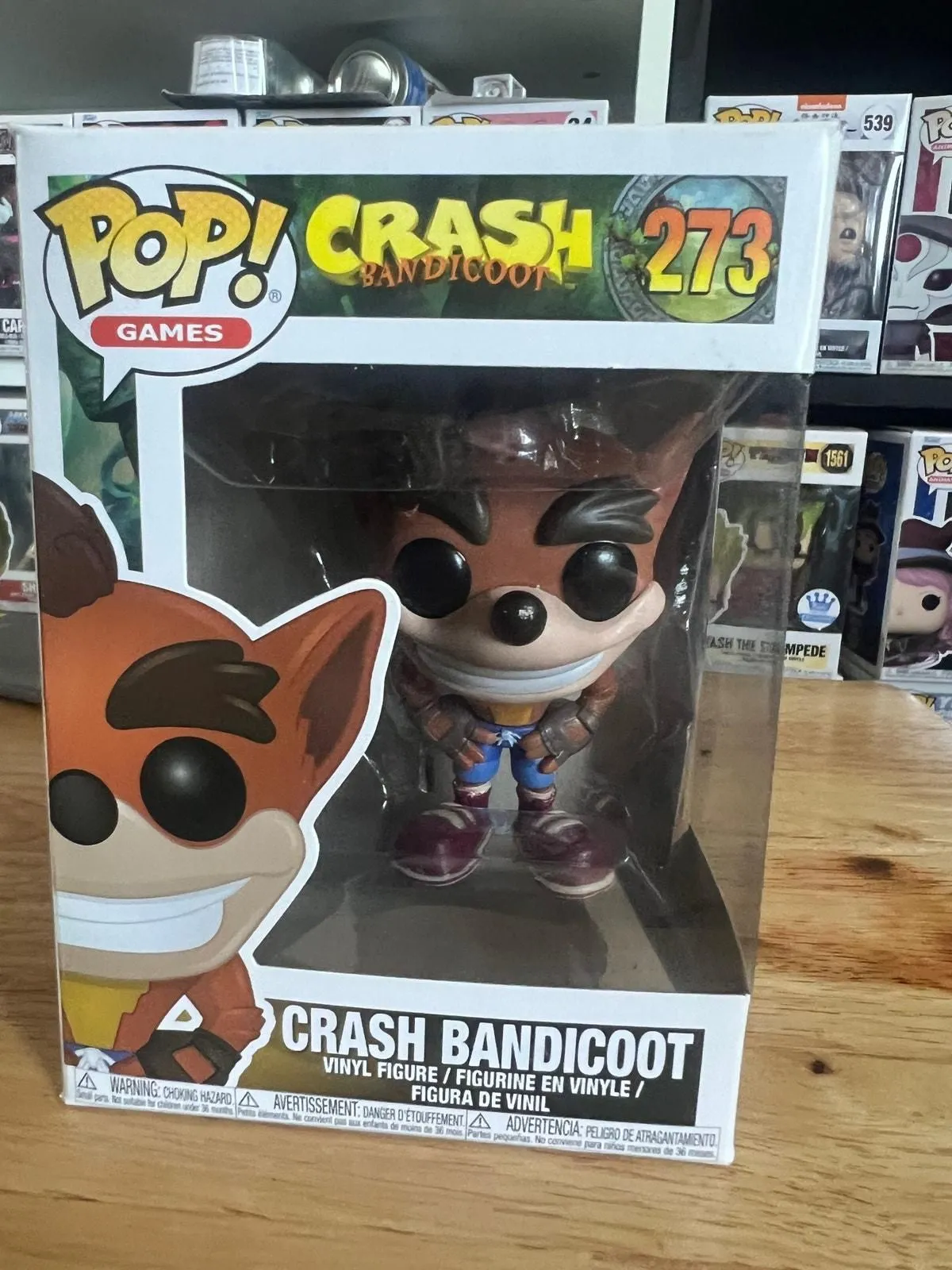 Product image for VAULTED Crash Bandicoot Funko Pop #273 Games Video Gaming Sony Playstation Dog - good