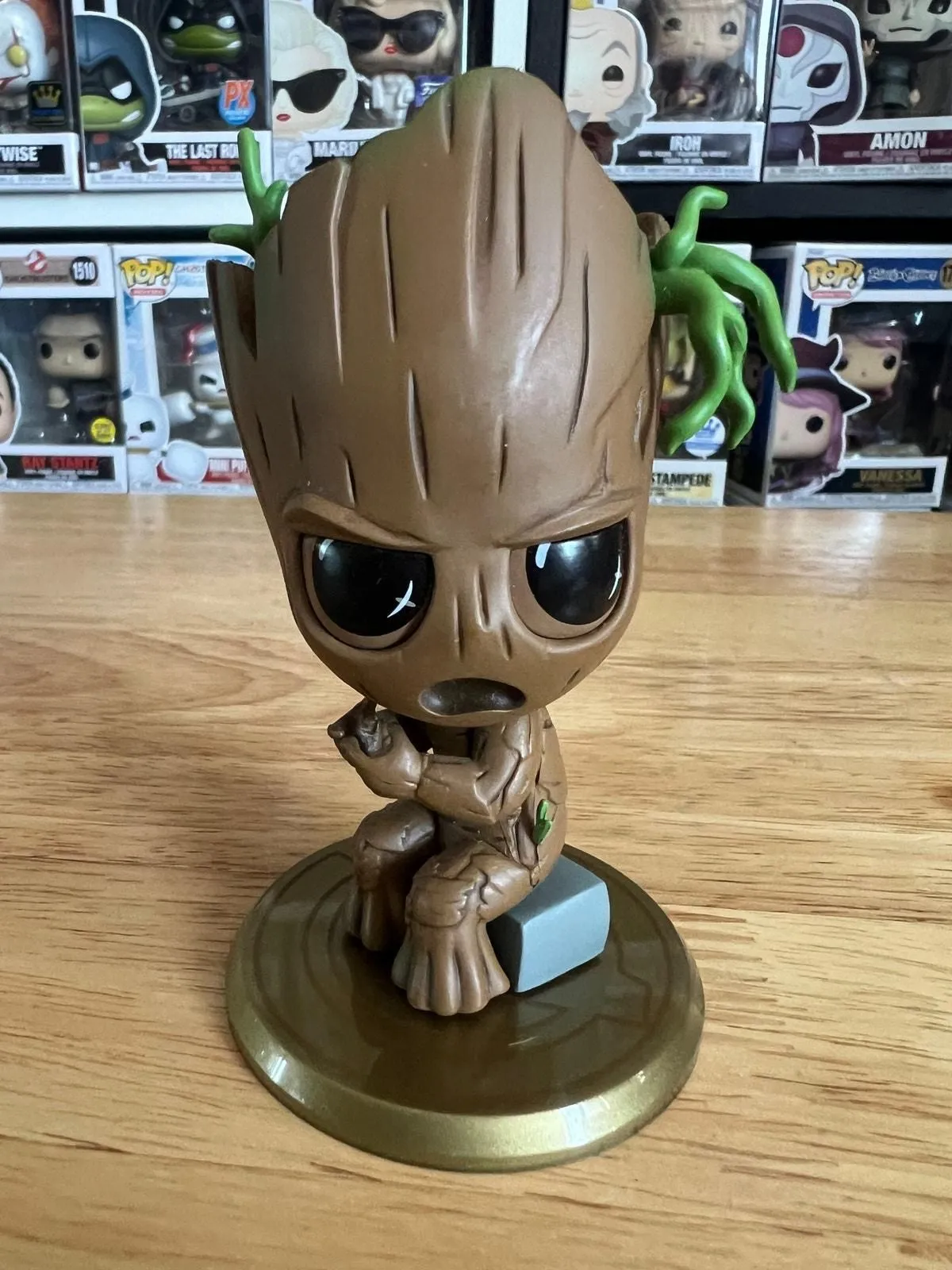 Product image for Marvel Cosbaby Groot Bobble Head Avengers Infinity War Guardians Galaxy MCU Film