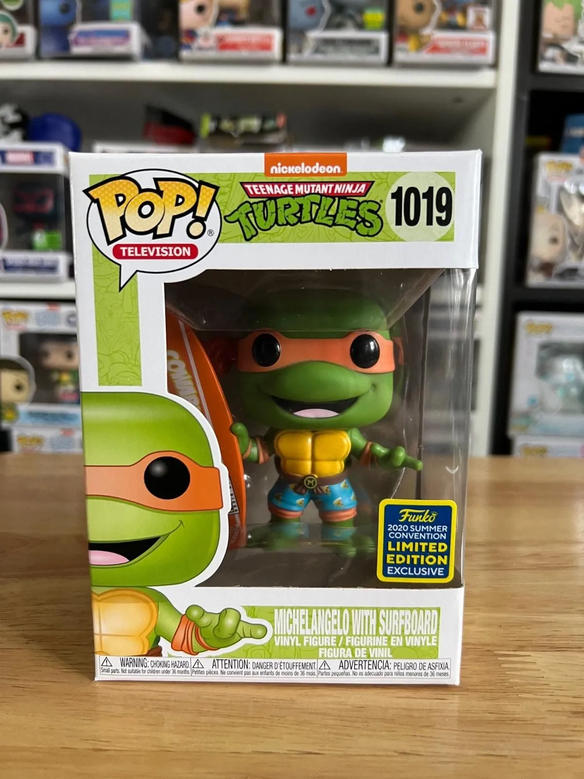 Product image for VAULTED LE EXCLUSIVE Michelangelo #1019 TMNT Teenage Ninja Mutant Turtles SDCC