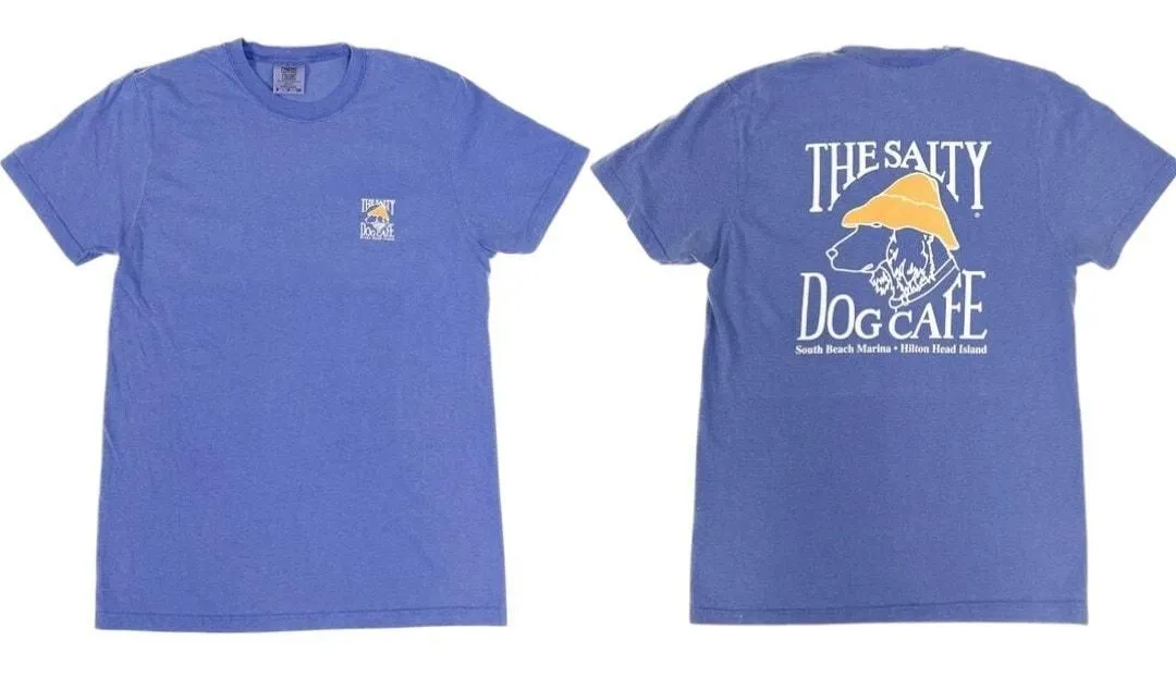 Product image for The Salty Dog Cafe Hilton Head Graphic T-Shirt Navy Blue Short Sleeve Tee Size S - S - Tops - new-without-tags - Next Level Apparel