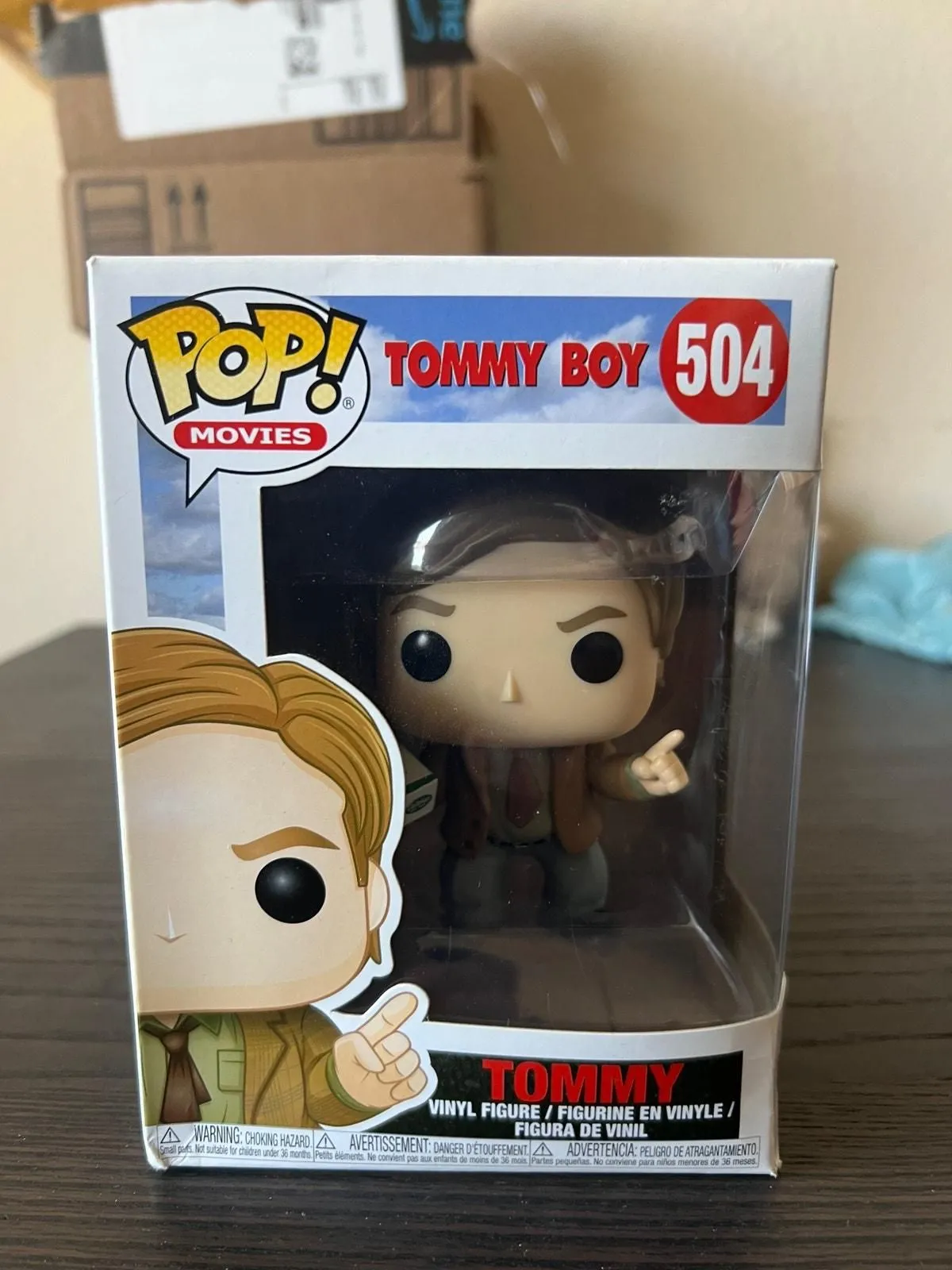Product image for VAULTED Tommy Boy Funko Pop #504 Callahan Movies Chris Farley Comedy Films Vinyl
