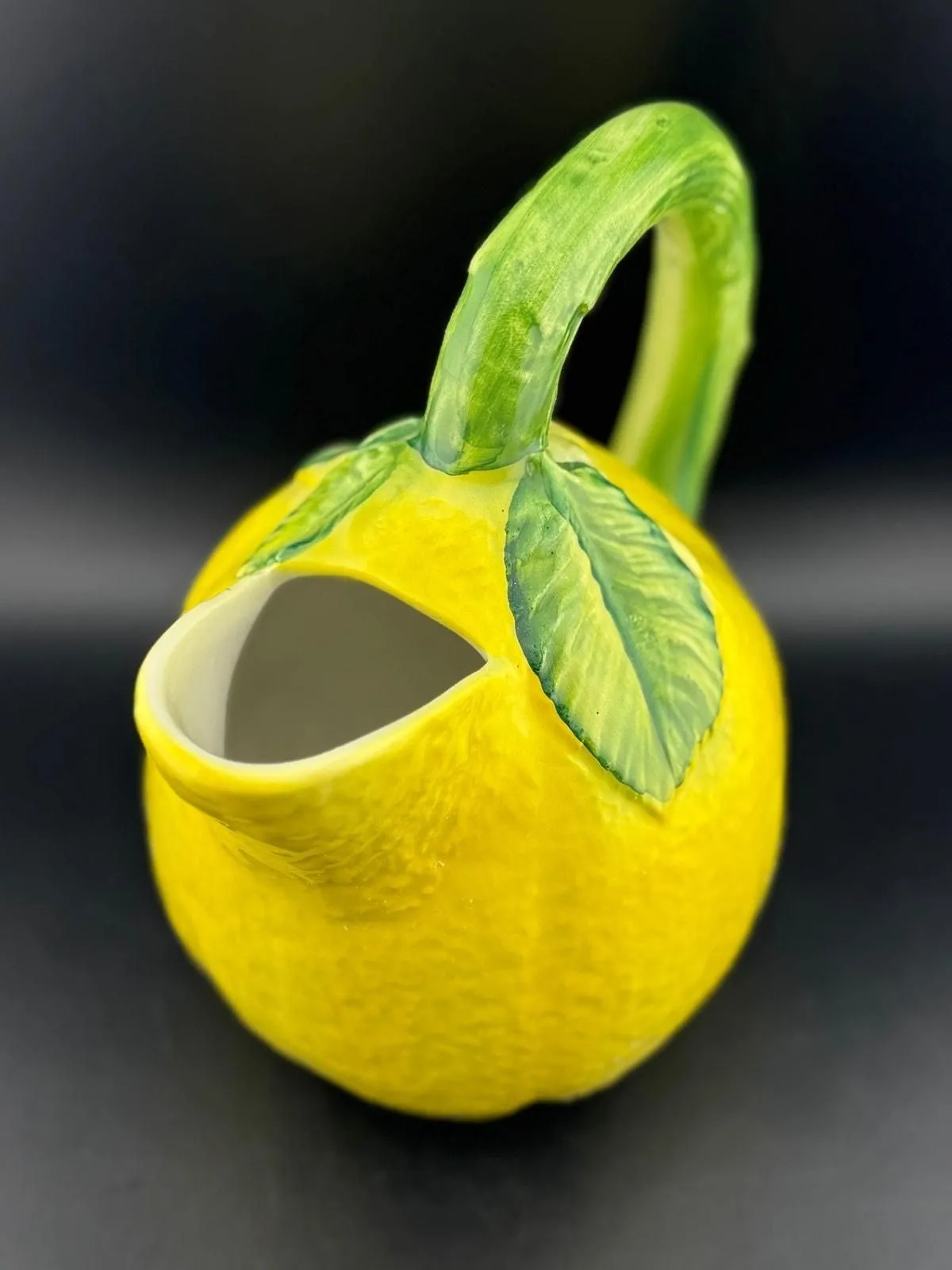 Product image for Vintage Italian Ceramic Lemon Pitcher